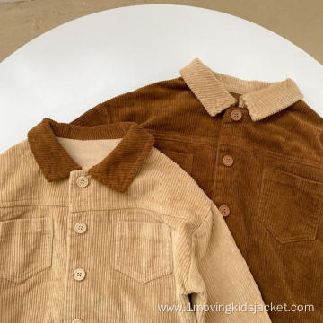 Children's Corduroy Coat Top Jacket